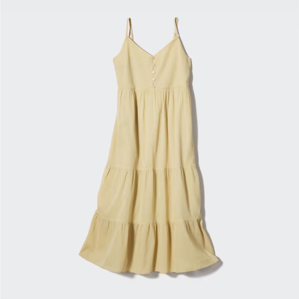 Tan/yellow tier Dress